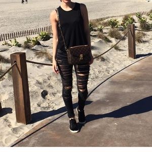 True Religion Halle Shredded Skinny Jeans